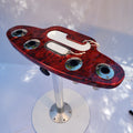 Custom Marine Rocket Launcher Rod Holder — Marble Candy Apple Red + Blue Fin Tuna Diorama! Board #3